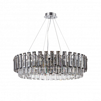 Люстра подвесная 80*80*60/120 см, 12*E14 40W Хром, Дымчатый, Прозрачный Stilfort Ton 2159/09/12P