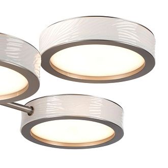 Подвесная люстра 76 см, 99W, 2000-4000K, Odeon Light L-Vision Rivera 5451/99L, никель