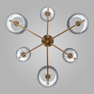 Светильник 74 см, Eurosvet 60162/6, латунь