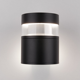 Уличный настенный светодиодный светильник IP54 1530 TECHNO LED  черный Elektrostandard