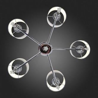 Светильник подвесной 65 см,  EVOLUCE PRIMMA SLE105173-05 Хром