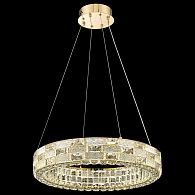 Подвесная люстра 60 см, 60W, 3000-6000K, Wertmark Elaine WE469.06.303, золото