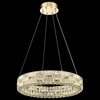 Подвесная люстра 60 см, 60W, 3000-6000K, Wertmark Elaine WE469.06.303, золото