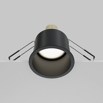 Встраиваемый светильник Maytoni Reif DL049-01B, черный, вр 6,5 см