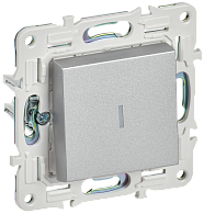 SKANDY Выключ. 1-кл. с инд. 10А SK-V07S сереб. IEK, SK-V10-1-10-K23