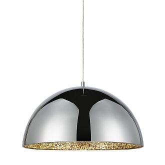 Подвесной светильник Lussole Loft GRLSP-9972, диаметр 40 см, хром