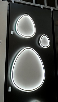 Светильник 52 см, 72W, 3000-5500K, Citilux ТRIO CL215B251E LED RGB, черный