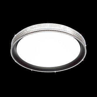 Cветильник 49*7,5 см, LED 72W, 3000-6000 К, IP43, белый/черный, пластик Sonex Shiny, 3049/EL