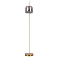 Торшер 154 см, 12W, 3000K, LOFT IT Dauphin 10041F/A, золото-дымчатый