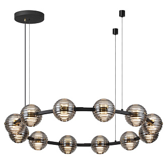 Люстра 113*113*130 см,  LED*W, 4000 К, Odeon Light Troni, черный 5041/120L