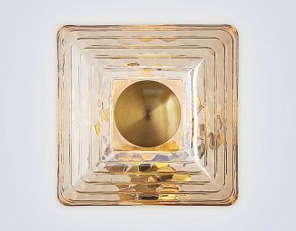 Бра 15*15*8,5- см, **28W, 3000K, Ambrella Light High Light LH31035, латунь