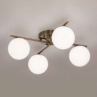 Потолочная люстра 45 см, 48W, 3000-5500K+RGB, Citilux Адам смарт CL228A143, бронза