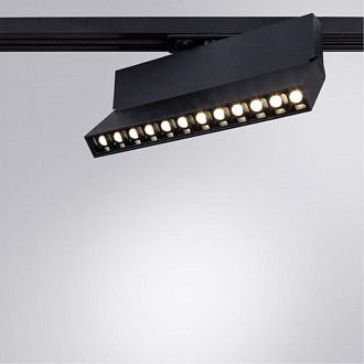 Светодиодный светильник 22 см, 12W, 4000K, Arte Lamp Flash A4572PL-1BK, черный