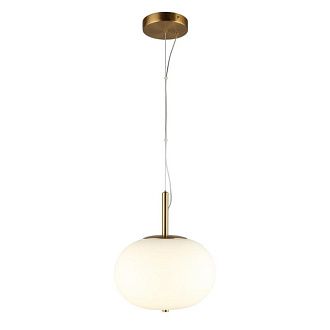 Подвесной светильник 24*40-150 см, 1*LED, 15W, 4000K, Aployt ADELI APL.646.06.15, латунный