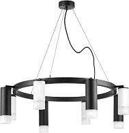 Светильник 110 см, Lightstar Rullo LR0183648741, черный-белый