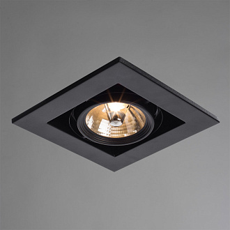 Светильник встраиваемый Arte Lamp A5930PL-1BK Черный, вр 12,5 см