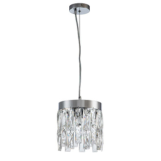 Подвесной светильник 200*200*360/1160 мм, 2*E14 хром Indigo Anna V000389, 12029/2P Chrome