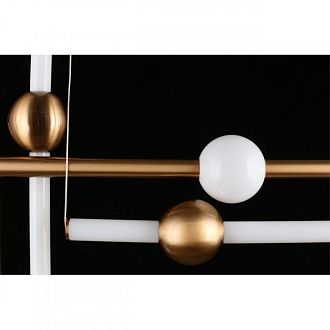 Подвесной светильник 85*15*90-250 см 50W, 3000K, Aployt Zhozefin APL.038.06.50, бронзовый