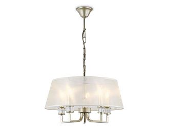 Подвесная люстра с абажуром **70- см, 5*E14*40W, K, Ambrella Light High Light LH71211, золото