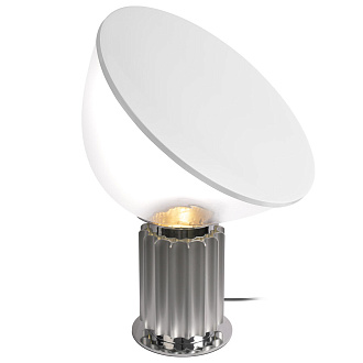 Настольная лампа 49*65 см, 1*E27*40W LOFT IT Taccia 10294/M Silver серебро, хром