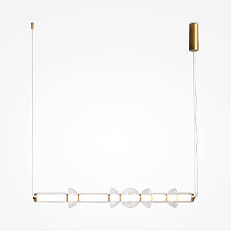 Подвесной светильник 98*16*39,5*137,5 см, LED*39W, 3000 К, Cosmo MOD210PL-L39BS3K Maytoni, Латунь