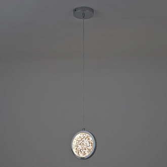 Подвесной светильник 15*2,5*100 см, LED 6W, 4000K, Хром LED4U L7108-150 СR