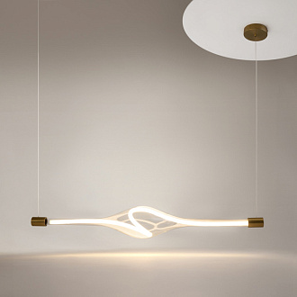 Подвесной светильник 96*13,5*316,5 см, LED, 3000К, Maytoni LOOP MOD290PL-L23BS3K латунный