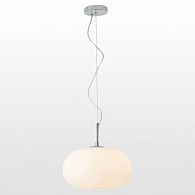 Подвесной светильник Lussole Loft Limestone LSP-8402, диаметр 35 см, хром