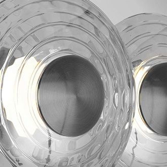 Бра 35*15 см, 3*LED, 18W, 4000K, Favourite Claros 4643-3W, матовый никель