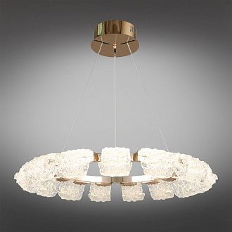 Подвесная люстра 80 см, 200W, 3000-4000K, Aployt Irena APL.096.03.200, золото