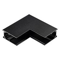 Коннектор 10*10*-2,6 см,  Lightstar Uno 509137, черный