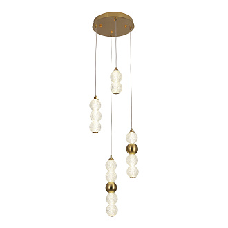 Подвесной светильник 30*100 см, 12*LED*3W 4000K Lussole Cayuga LSP-7183 Бронзовый