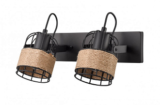 Спот 20*35*15 см, 2*E27 черный Vele Luce Extra VL6472W02