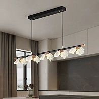 Люстра 8853-1200, L1200 LED, W, 3000/4000/6000K, Alva Donna, Чёрный матовый