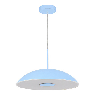 Подвесной светильник 39*200 см, LED, 24W, 3000К, ST-Luce Lido SL6128.703.01 синий