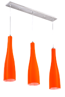 Люстра L580 x W80 x H1150, мм, 3*40W (120W), ORANGE (Оранжевый) Sfera Sveta 5065/3 ORANGE