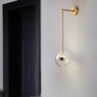 Бра BUBBLE B WALL *20*66 см, 1*LED*7W, ImperiumLoft BUBBLE-B-WALL01, Золотистый