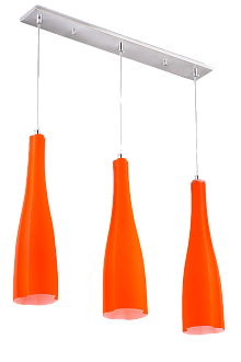 Люстра L580 x W80 x H1150, мм, 3*40W (120W), ORANGE (Оранжевый) Sfera Sveta 5065/3 ORANGE