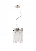 Светильник подвесной 20*20*31/70 см, 2*E14 40W Глянцевый никель Stilfort Frostyle 2155/11/02P