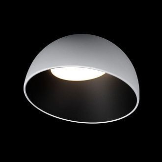 Потолочный светильник 35 см, 24W, 4000K, Loft IT Egg 10197/350 WB, белый-черный