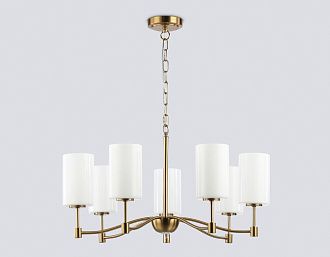 Подвесная люстра **32,5-95 см, 7*E14*40W, K, Ambrella Light High Light LH56053, латунь