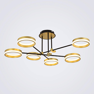 Светильник 85*85*35 см, LED 80W, 3000 / 6000K, Золото LED4U L3102-3