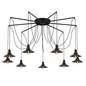 Светильник подвесной Citilux Эдисон CL451292, черный, диаметр 150 см