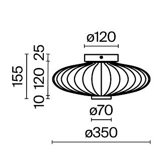 Настенный светильник 15,5*35*35 см, LED 8W 3000K Maytoni Modern Amulet MOD555WL-L4G3K золото