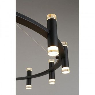 Подвесная люстра 83*50-100 см 120W, 3000K, Aployt Klarcia APL.037.03.120, черный