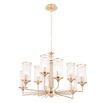 Светильник 80 см, Crystal Lux GLORIA SP9 BRASS, латунь