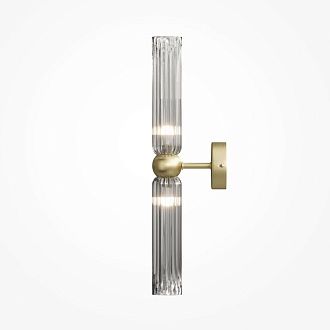Бра 5*5*43,5 см, 2*G9*28W, Maytoni Antic MOD302WL-02GR1, золото матовое