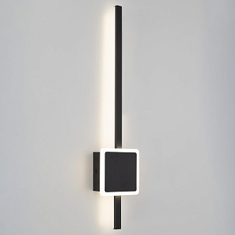 Настенный светодиодный светильник 13*62 см, 17W, 3000-4000-5500K Citilux CL203411 Стиг Черный