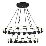 Каскадная люстра 80*120 см, 1*LED*70W, 4000K, ST-Luce Monro SL6610.403.36, черный