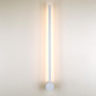 Бра 6*10*63 см, LED 17W, 3000 / 6000K, Белый LED4U L7271-600 WH